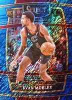 Evan Mobley 2021 Select 5 Concourse Blue Shimmer Price Guide Sports