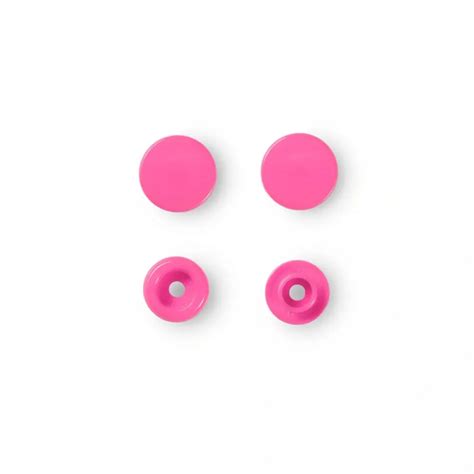 Prym Boutons Pression Color Snaps Ronds 12 4 Mm Fuchsia Tissus Hemmers