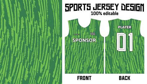 Sports Jersey Pattern #287 Graphic by ianjatiwasesa · Creative Fabrica