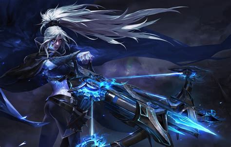 Wallpaper Traxex Dota Drow Ranger Moba Arcana For Mobile And