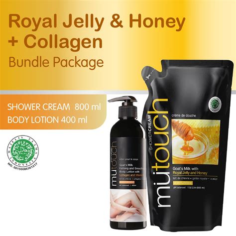 Jual Paket Mutouch Shower Cream Royal Jelly Honey Ml Body Lotion