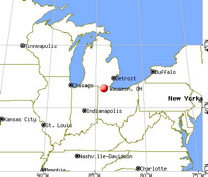 Wauseon Ohio Map | Zip Code Map