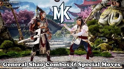 General Shao Combos And Special Moves Explained Mortal Kombat 1 General