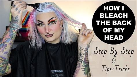 How To Bleach Hair At Home Step By Step Bleached Hair Bleaching