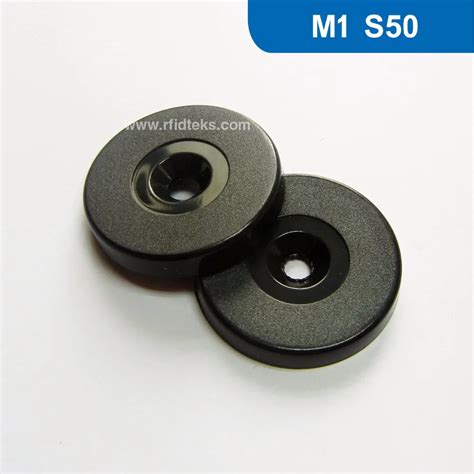 RT30 Dia 30mm ABS RFID Token Tag RFID Disc Tag NFC Tag For Asset