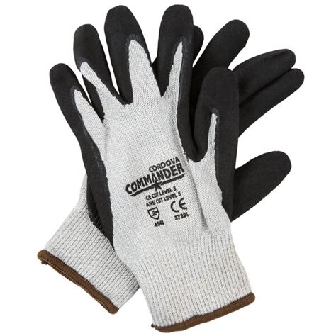 Cordova Commander White HPPE Steel Glass Fiber Cut Resistant Gloves