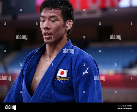 July Th Tokyo Japan Nagasa Takanori Of Japan Reacts During