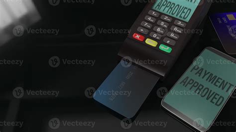 Credit Card Terminals 3d rendering image. 10345690 Stock Photo at Vecteezy