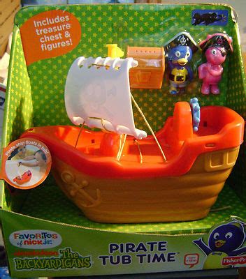 Fisher Price The Backyardigans Pirate Tub Time Playset New