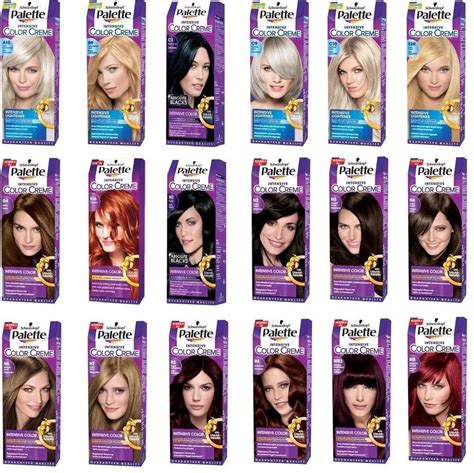 Schwarzkopf Palette Intensive Color Creme Permanent Hair Dye Colour