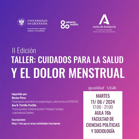 Taller Cuidados Para La Salud Y El Dolor Menstrual Ii Edici N