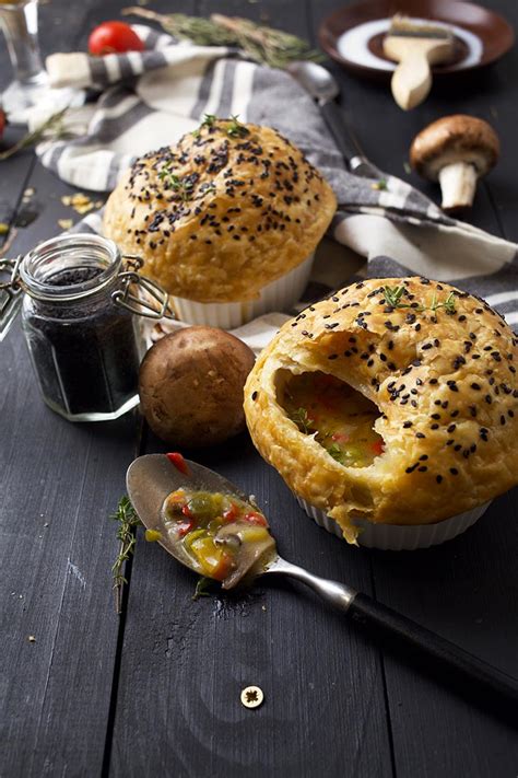 Vegan Mushroom Pot Pies