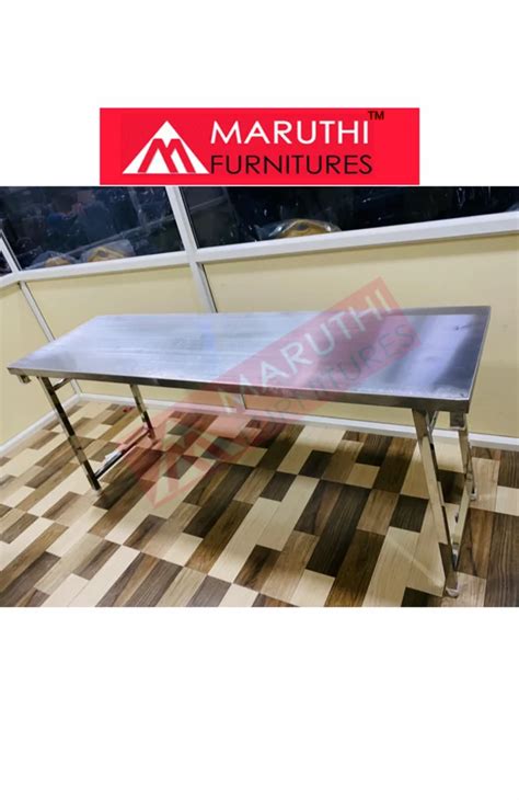 Polished Stainless Steel Ss Dining Table For Hotel At Rs Piece In