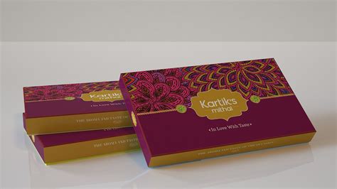 Sweet Box Packaging Kartik Mithai Shoppe On Behance