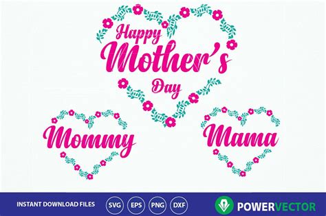 Svg Happy Mothers Day Print Or Cut File Mothers Day Svg Mommy Svg Mom Svg Mothers Day