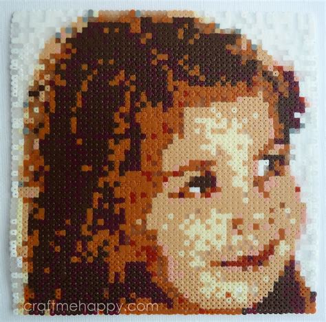 Craft Me Happy How To Create Your Own Hama Bead Portrait Hama Beads Perler Bead Art Hama