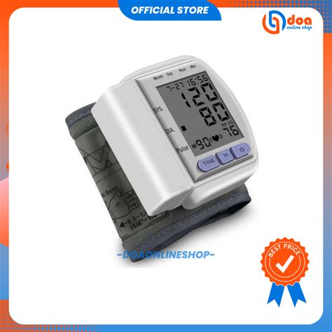 Jual Tensimeter Digital Pergelangan Tangan Alat Ukur Tekanan Tensi