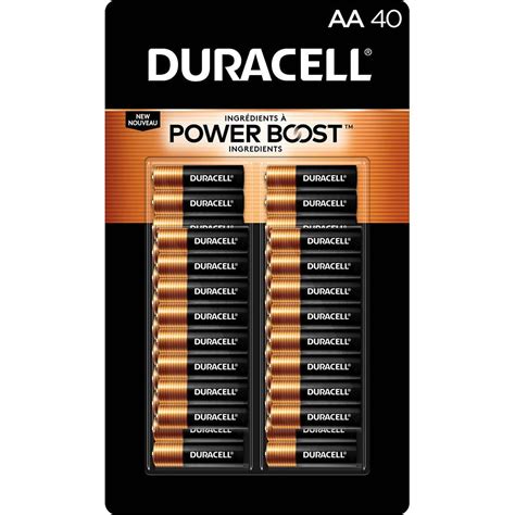 Duracell Power Boost Coppertop Alkaline Aa Batteries Count