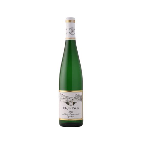 Joh Jos Pr M Zeltinger Sonnenuhr Sp Tlese Riesling White Wine