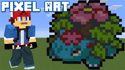 Minecraft Venusaur Pixel Art Grid - Pixel Art Grid Gallery