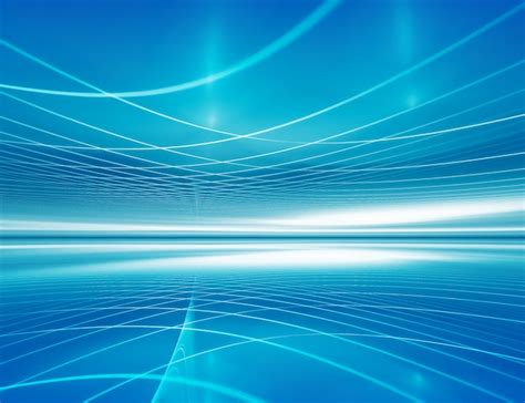 Premium Photo Blue Horizon Futuristic Technology Background