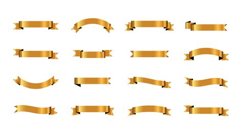 Golden Ribbon Vector Art, Icons, and Graphics for Free Download