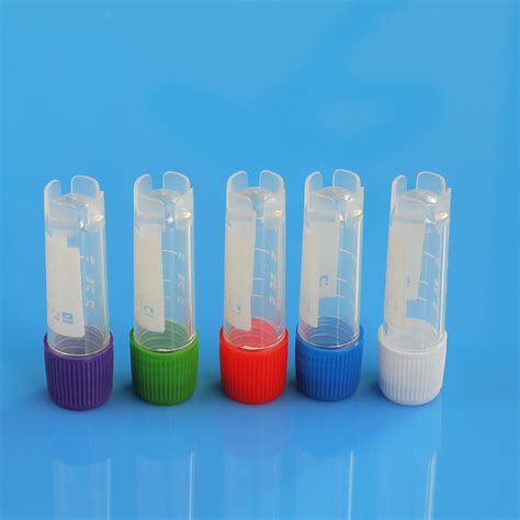 Ml Cryogenic Vial Cryo Tube With White Screw Lid Disposable Plastic