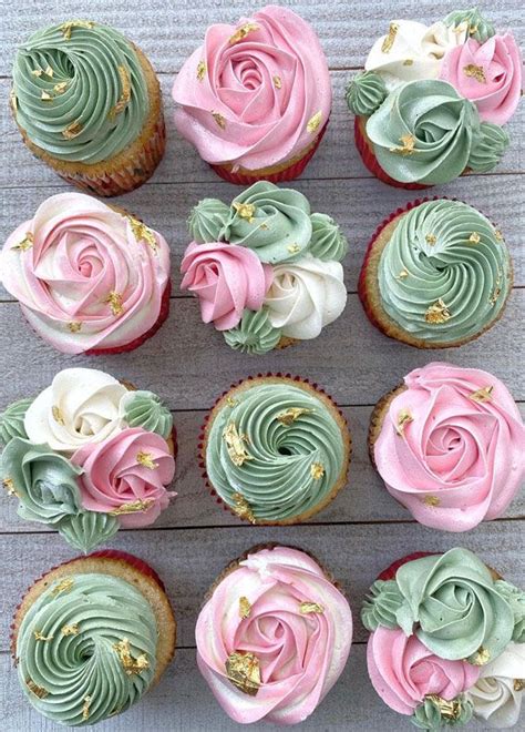 Green Cupcakes Fancy Cupcakes Pretty Cupcakes Wedding Cupcakes