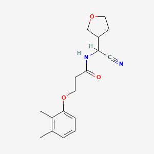 N Cyano Oxolan 3 Yl Methyl 3 2 3 Dimethylphenoxy Propanamide