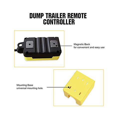 3 Wire Dump Trailer Switch For 12v Dc Single Acting Hydraulic Pump Dump Trailer For Lift