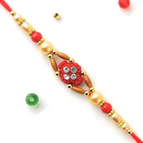 Fancy Rakhis Multicolor Beads Rakhi Ra At Rs Dozen In New Delhi