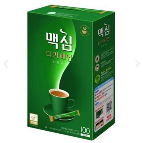 Jual Maxim Decaffeinated Coffee Mix Isi Sticks Kopi Korea Coffee