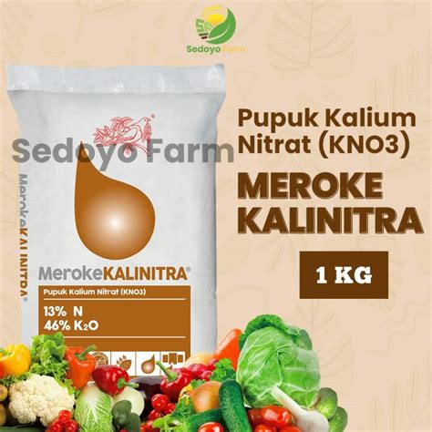 Pupuk Meroke Kalinitra Kg Kemasan Pabrik Lazada Indonesia