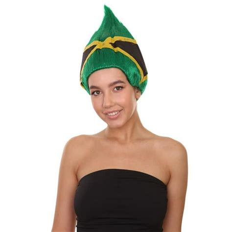 Banana Costumes Hw 1441a Jamaican Flag Troll Wig Green Walmart Ca