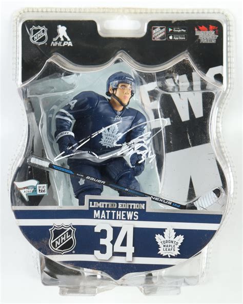 Auston Matthews Signed Le Maple Leafs 6 Vinyl Action Figure Fanatics