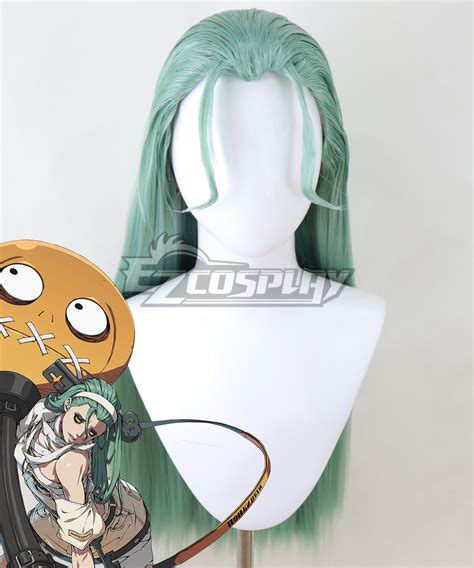 Guilty Gear Strive Aba Aba Green Cosplay Wig