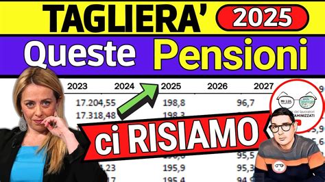 PENSIONI TAGLI Governo MELONI A QUESTI 5 ASSEGNI ANTEPRIMA AUMENTO