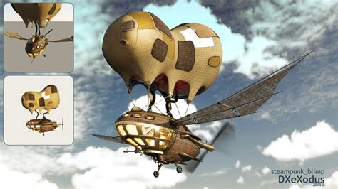 Steampunk Blimp by DXeXodus on DeviantArt