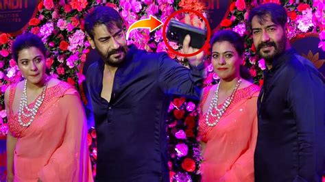 Ajay Devgn And Kajol The Gorgeous Couple Arrives At Anand Pandits