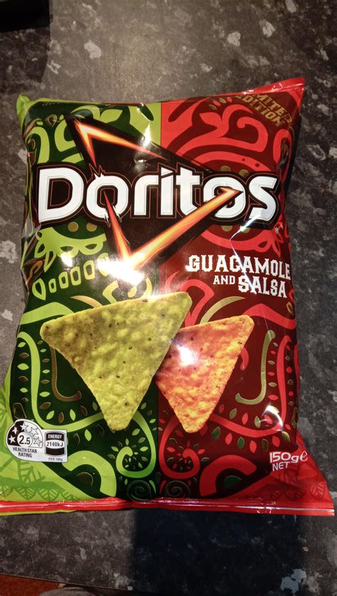 Limited Edition Guacamole And Salsa Flavoured Doritos Rdoritos