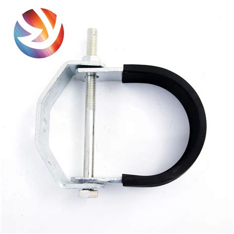 carbon steel clevis hanger pipe clamp rubber pipe hanger galvanized