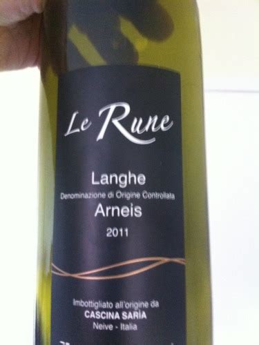 Cascina Saria Le Rune Langhe Arneis Vivino Us