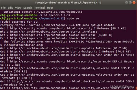 Ubuntu1804下opencv的安装及使用实例ubuntu 安装opencv Csdn博客