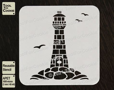 Lighthouse Stencil, Stencil for Painting Walls, Floors, Furniture, Home ...