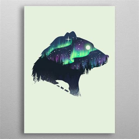 Northern Lights Poster Picture Metal Print Paint By Dan Fajardo