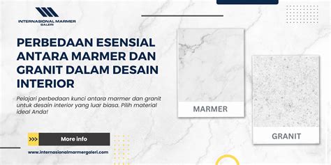 Perbedaan Esensial Antara Marmer Dan Granit Dalam Desain Interior