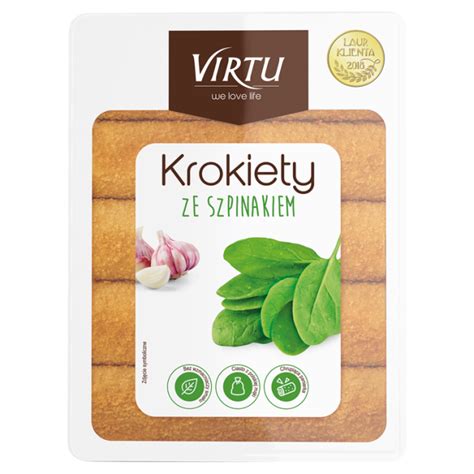 Virtu Krokiety Ze Szpinakiem 400 G Polski Sklep Polski Sklep Online