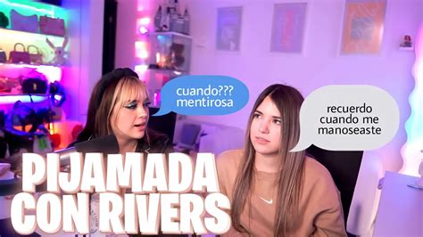 Rivers Y Arigameplays Hacen Pijamada DIRECTO COMPLETO YouTube