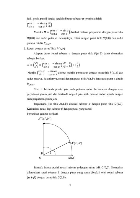 Rotasi Transformasi Geometri Pdf