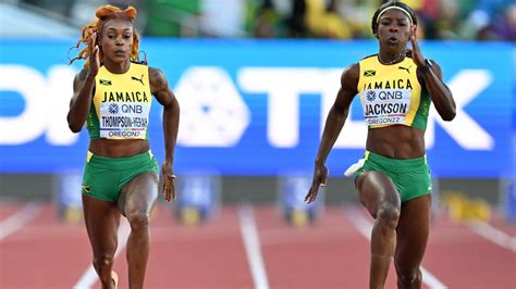 Shericka Jackson wins 100m at Jamaican Championships; Elaine Thompson ...